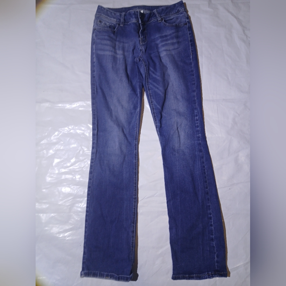 Maurices Dark Blue Straight‑Leg Jeans | Size 4